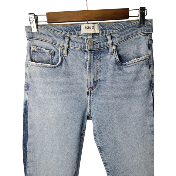AGOLDE Toni Mid-Rise Slim Jeans Size 26 - Picture 7 of 12